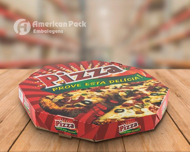Caixa de pizza personalizada